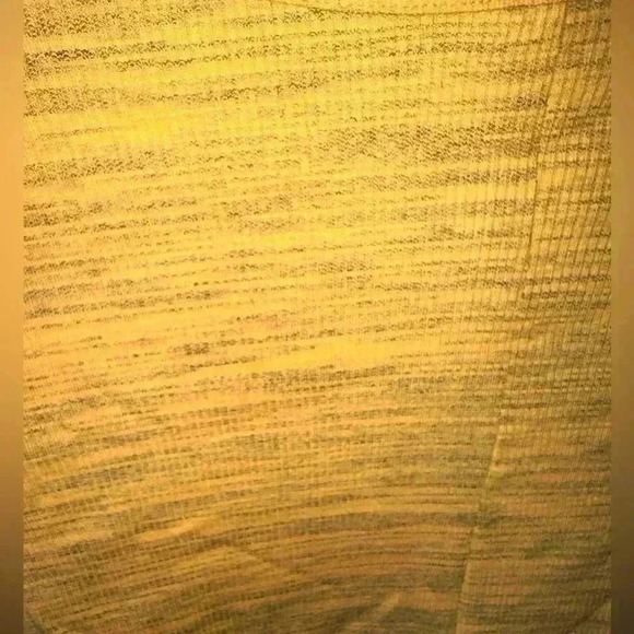 Lularoe XXS mustard & black micro stripe Perfect T . Cotton blend ribbed NWT - Picture 3 of 6